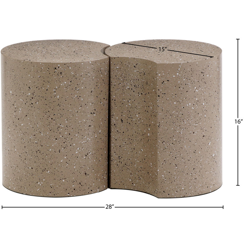 Table de bout Ismah, Taupe