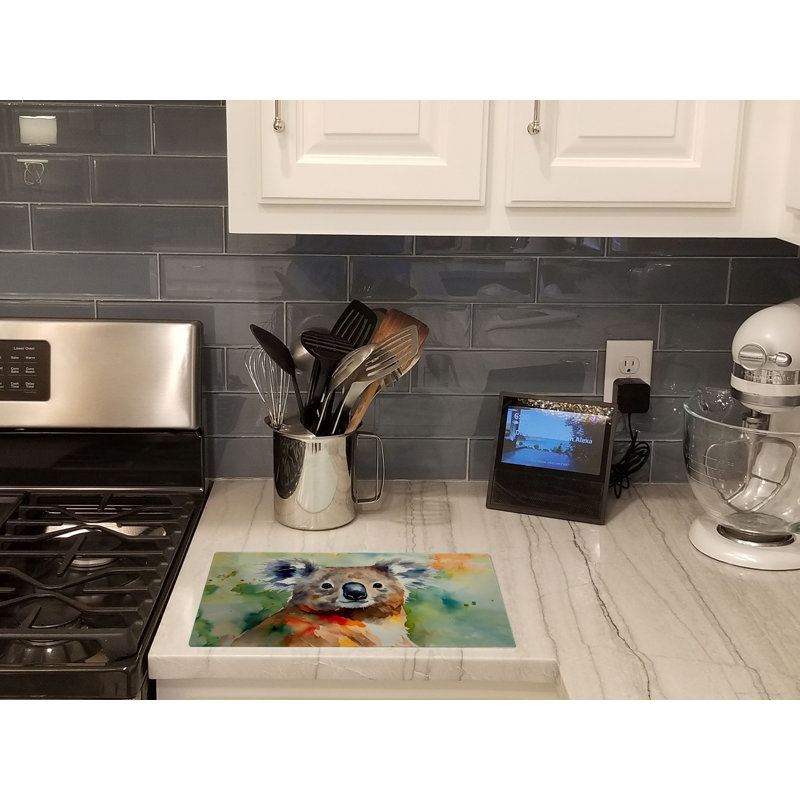 Koala Glass Cutting Board Large