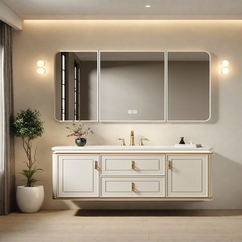 Backop French light luxury style bathroom cabinet - Wayfair Canada