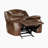 Mervela 39.5" Transitional Leather Glider Recliner with Top Grain Leather Upholstery, Pocket Coil Comfort & Gentle Gliding Motion-1721479339