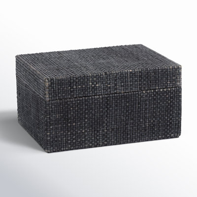 Raffia Decorative Box