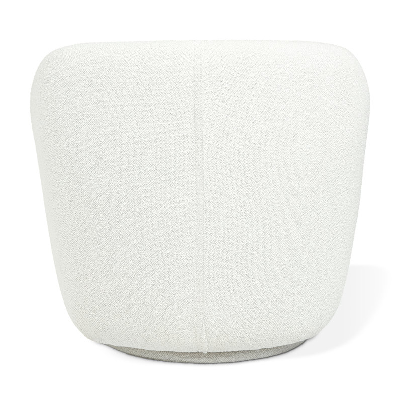 Forme Swivel Chair Boucle Swivel Chair, Bone