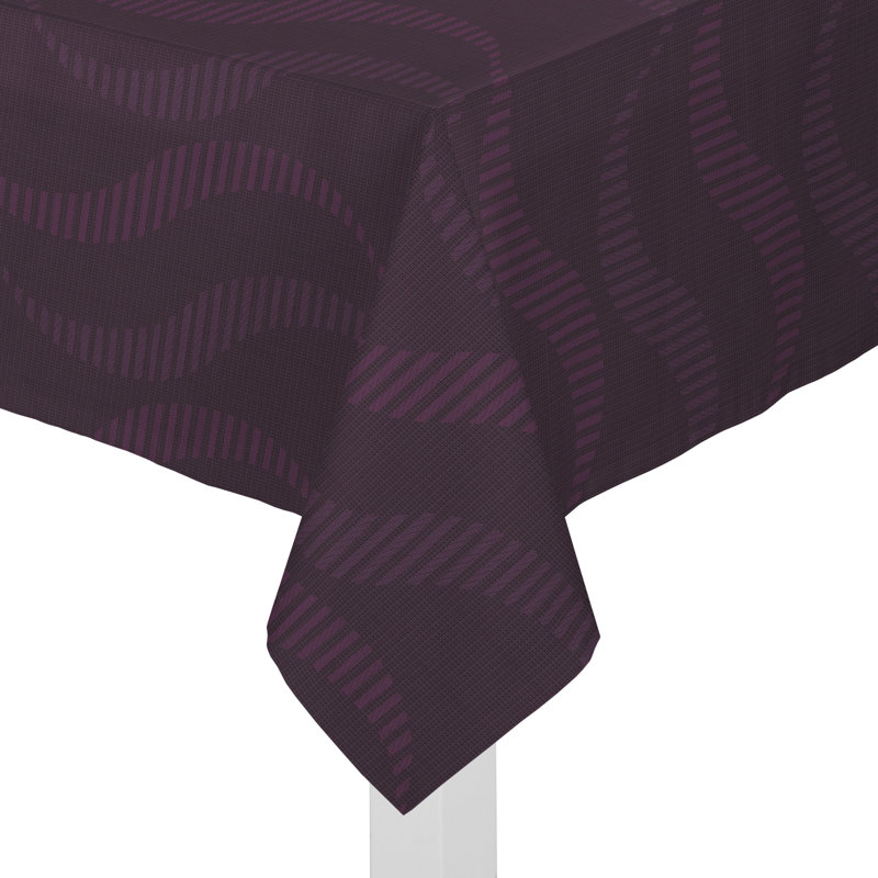 Maxeen Tablecloth, 130cm W x 190cm L, Dark Purple