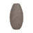 Leika Sculptural Textured Ceramic Table Vase for Living Room - Decorative Tall Flower Vase for Tabletops, Entryway, or Home Decor - Brown-383587215