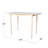 Ginna Extendable Solid Wood Dining Table