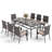 Sutiya 8 - Person Patio Dining Set with Rectangular Table , Cushions Included-95203819