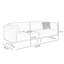 Coussin modulaire vert 100% polyester-1672534039