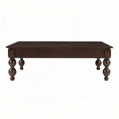Rectangular Wooden Coffee Table with Storage Drawer