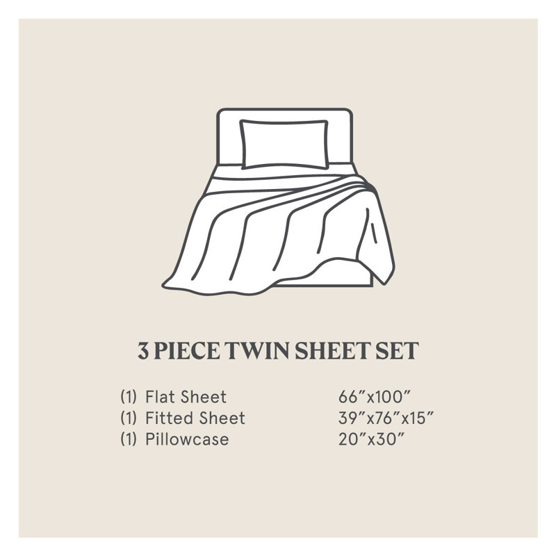 Baddock Cowhide Cow Print 350 Thread Count Western Sheet Set, Chocolate, Twin