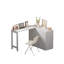 Lit simple escamotable avec commode à hauteur réglable, commode escamotable avec coussin pliable pour chambre d'amis, petit espace, gris