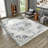 Floranne Oriental Non-Slip Machine Washable Vintage Area Rug in Blue/Yellow/Cream for Living Room, Bedroom, Hallway Runner Indoor Rugs (8'×10')-2131583310