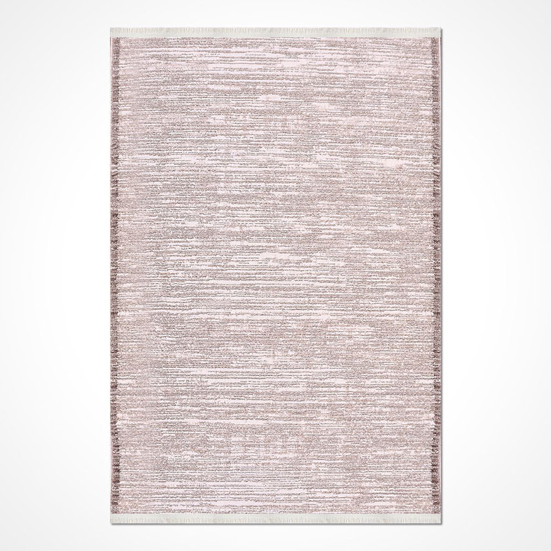 Modern Cream Machine Washable Non-Slip Area Rug, Runner 2'8" x 6'7"