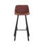 Fulcher Upholstered Counter Stool with Metal Frame-26000976