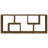 vidaXL Wall Shelf Wall-Mounted Display Storage Shelf Rack Engineered Wood-1983579290