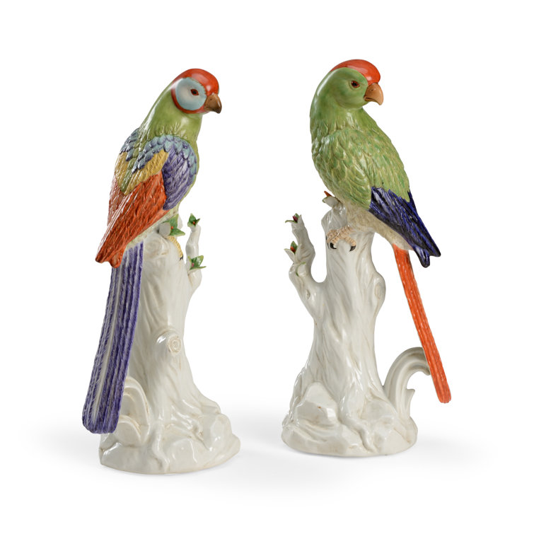 2 Piece Port Royal Bird Figurine Set
