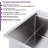 16 Gauge 33" L X 22" W Drop-In Single Bowl Stainless Steel Kitchen Sink-111697754