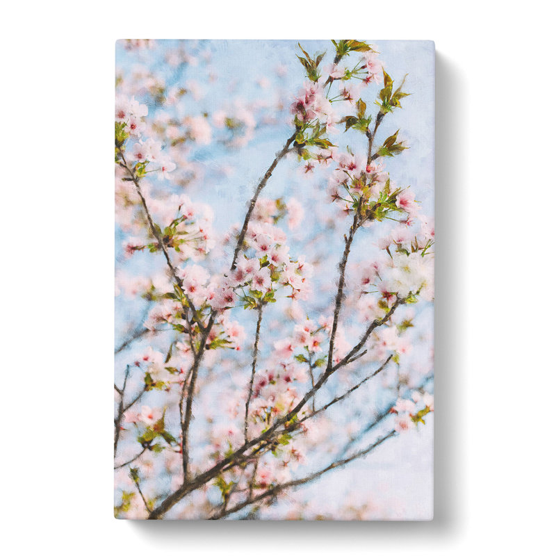 Cherry Blossom Tree - Wrapped Canvas, 50cm H x 35cm W x 3cm D