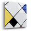 "Composition de losanges avec jaune, noir, bleu, rouge et gris, 1921" par Piet Mondrian-101610918