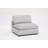 Nuccio 8-Piece Minimalist Modern Soft-Upholstered Sectional With Ottoman