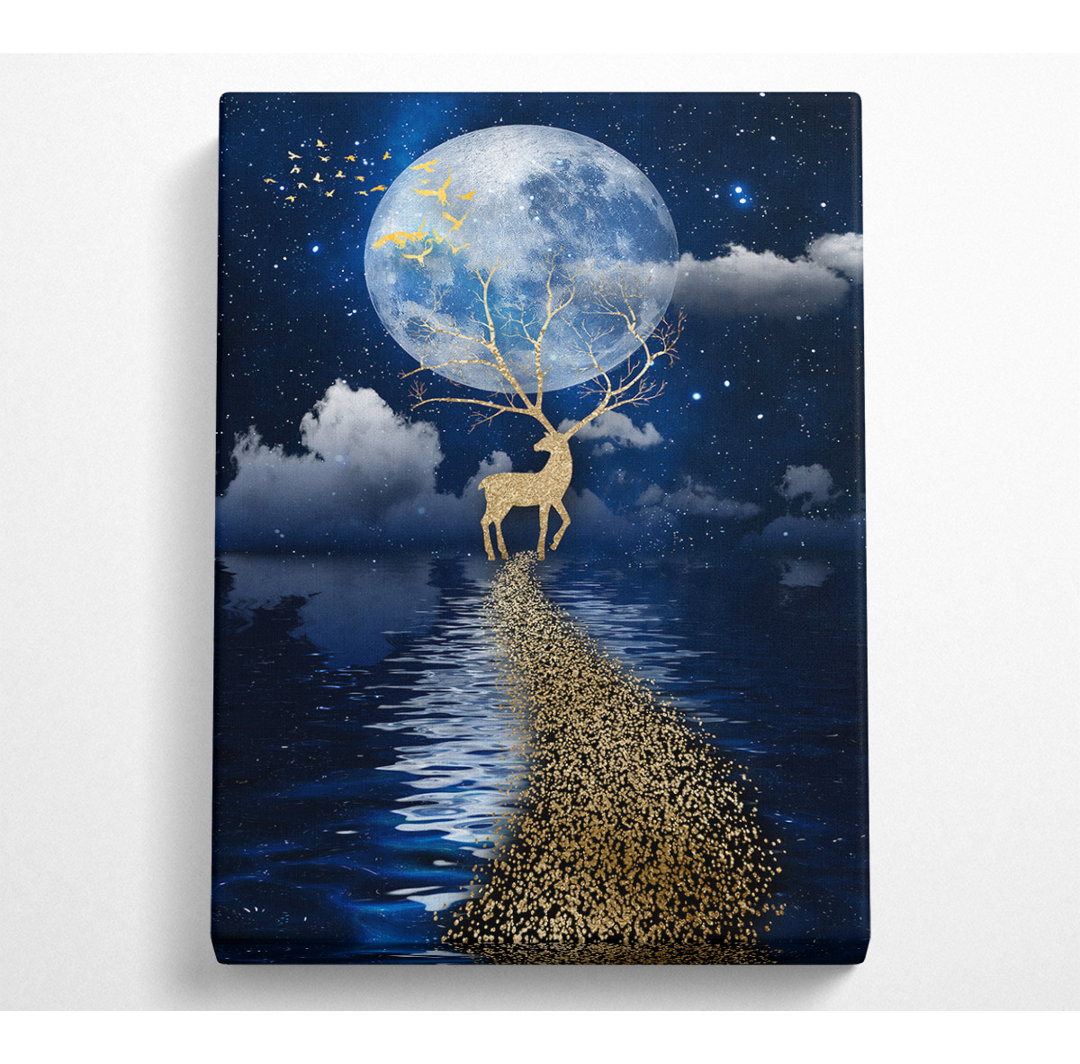 Deer Trail Canvas Druck