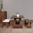 Creative solid wood table set-107360764