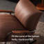 Chaises berçantes simples en similicuir pour chambre simple-111124203