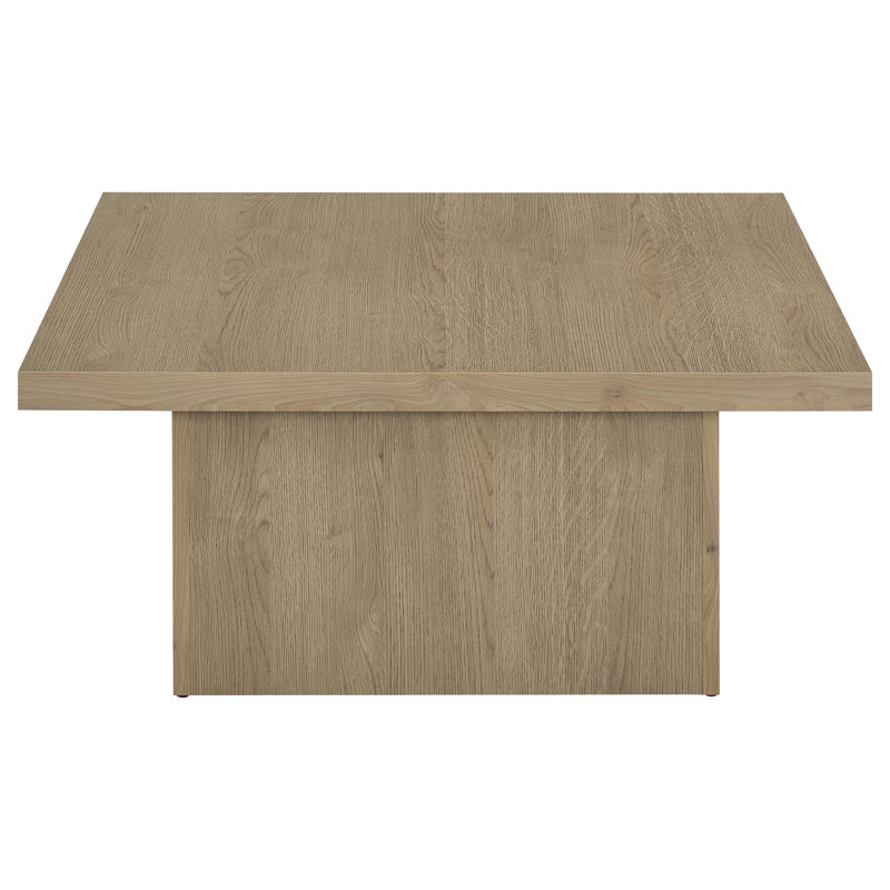 Ensemble de tables basses 3 pièces Devar, Café au lait, 3 pièces: 2 tables de bout, table basse