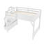 Lit mezzanine double en bois massif pour enfants avec garde-robe intégré et tablettes à côté-1483164909-1483164908
