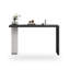 Console en bois massif noir mat-691962038