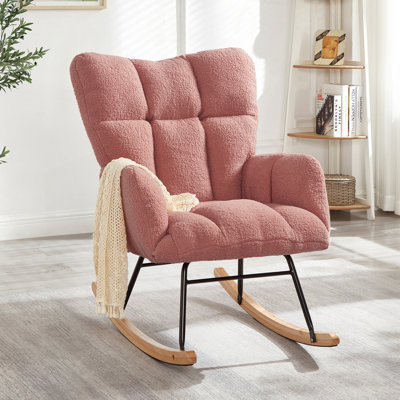 Teddy Fabric Rocking Chair