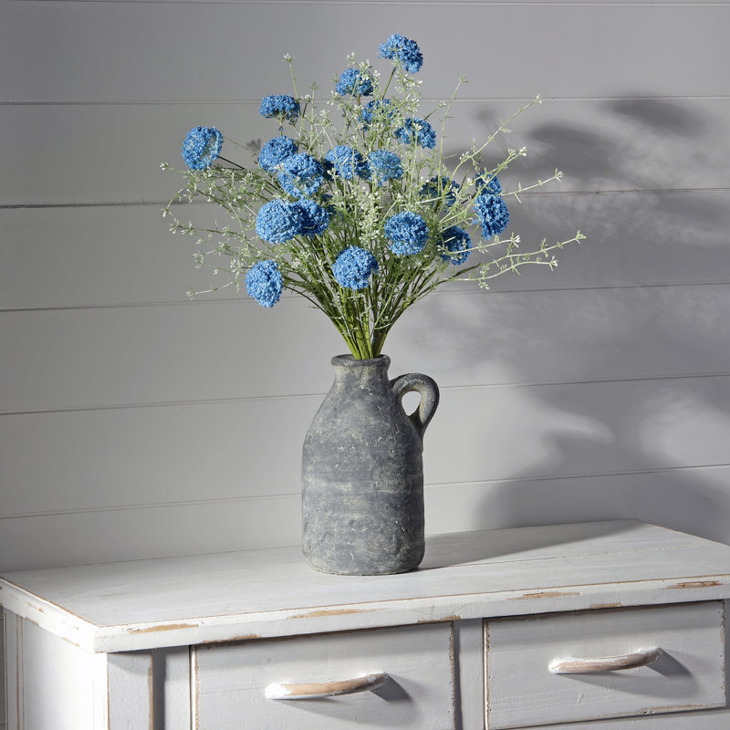 Buisson en plastique 23 po Wild Allium, Bleu
