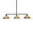 3 - Light Craftsman Brown Pendant