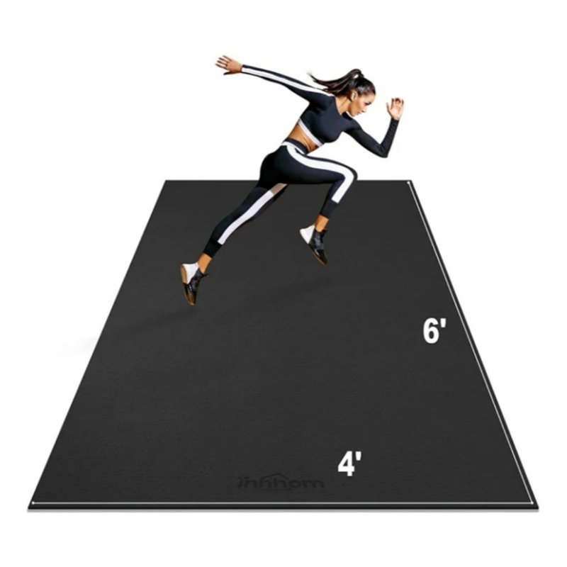 Grand tapis d'exercice Innhom Workout, Noir, L 72 po x L 96 po