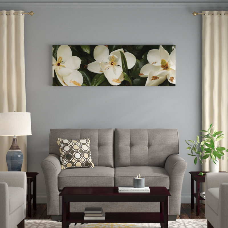 Gros plan sur les fleurs de magnolia par Panoramic Images - Impression sur toile tendue sur châssis, Toile tendue