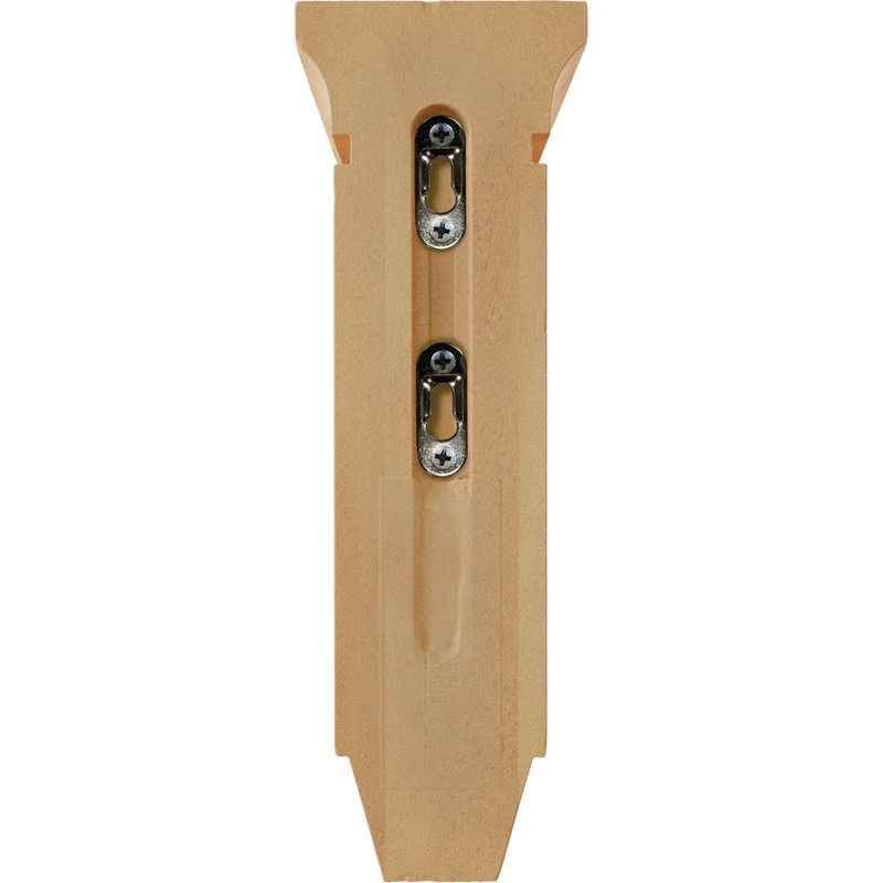 Large Red Oak Hand-Carved Wood Corbel, 14" Height