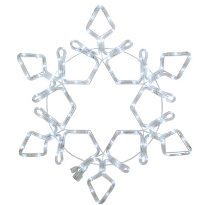 LED Rope Light Snowflake Christmas Decoration
