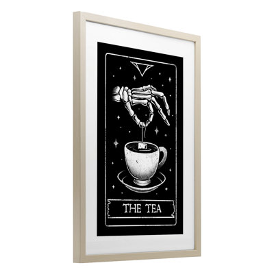 «The Tea Skeleton Tarot», reproduction sous verre, éditée par EduEly Designs