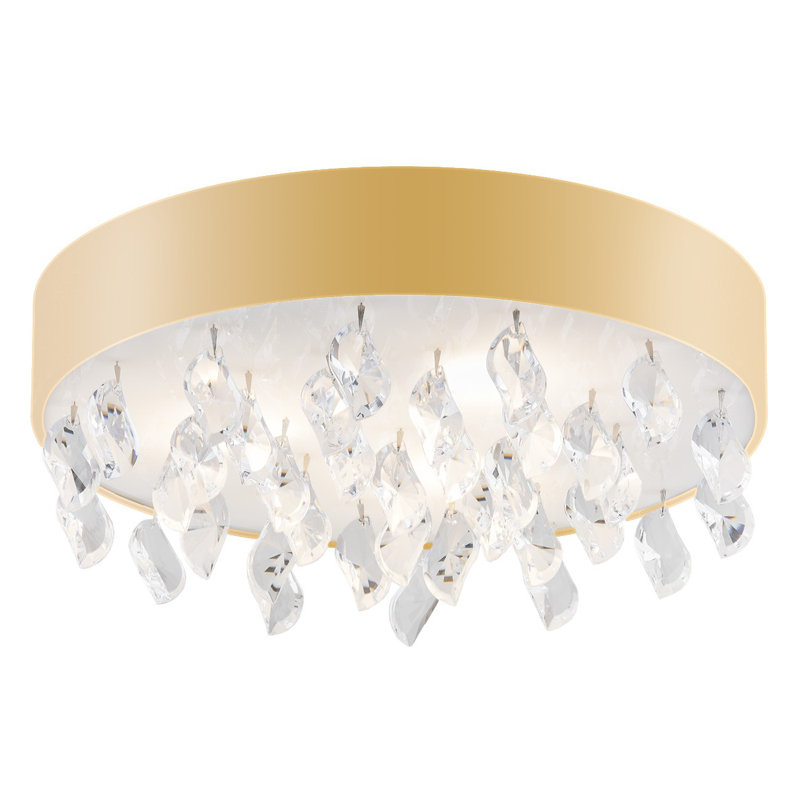 Latham Flush Mount, Yellow