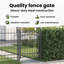 104 cm W Steel Gate Fencing-121122353