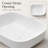 Oval Ceramic Vessel Sink, Glossy White, Above-Counter