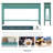 Tarsita Rustic Entryway Console Table Long Sofa Table with Drawers and Bottom Shelf Entryway Table-1573212070