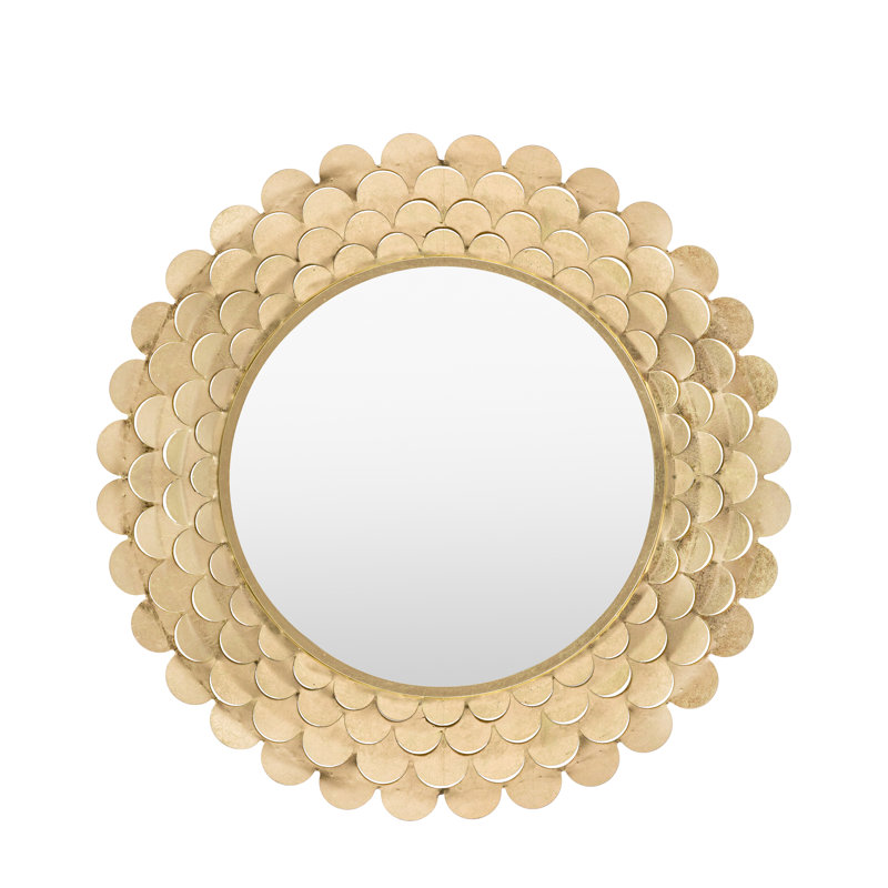 Overmantel Round Mirror