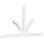 Richland Architectural Grade PVC Gable Bracket-44774209-44774335