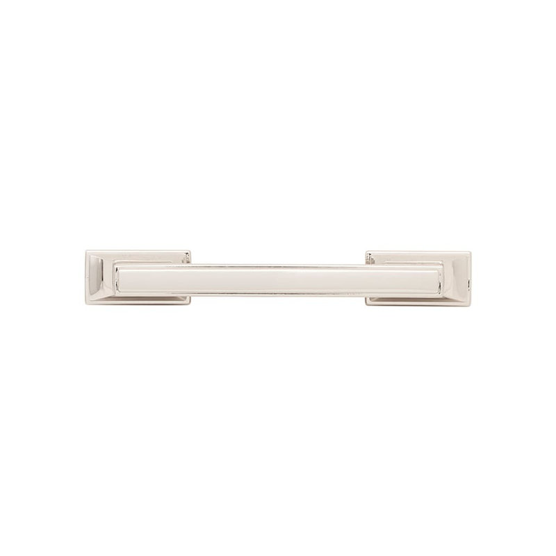 Brownstone Bar / Handle Pull, 3 3/4", Polished Nickel
