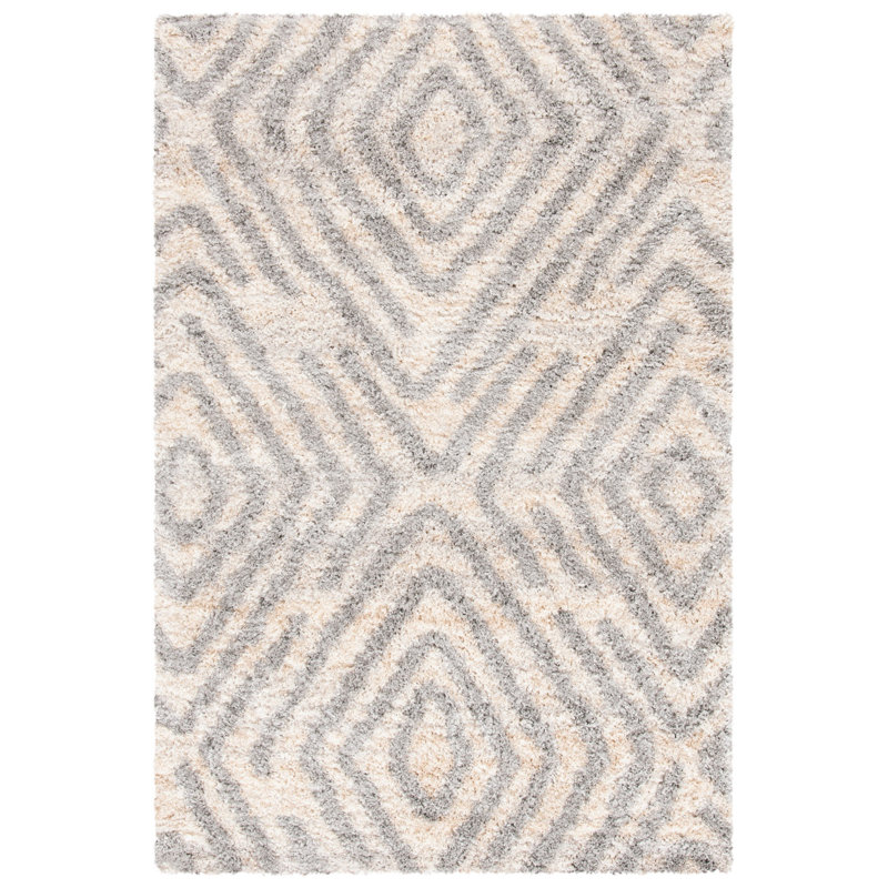 Bakker Shag 200 Performance Geometric Rug, Rectangle 5' x 7'