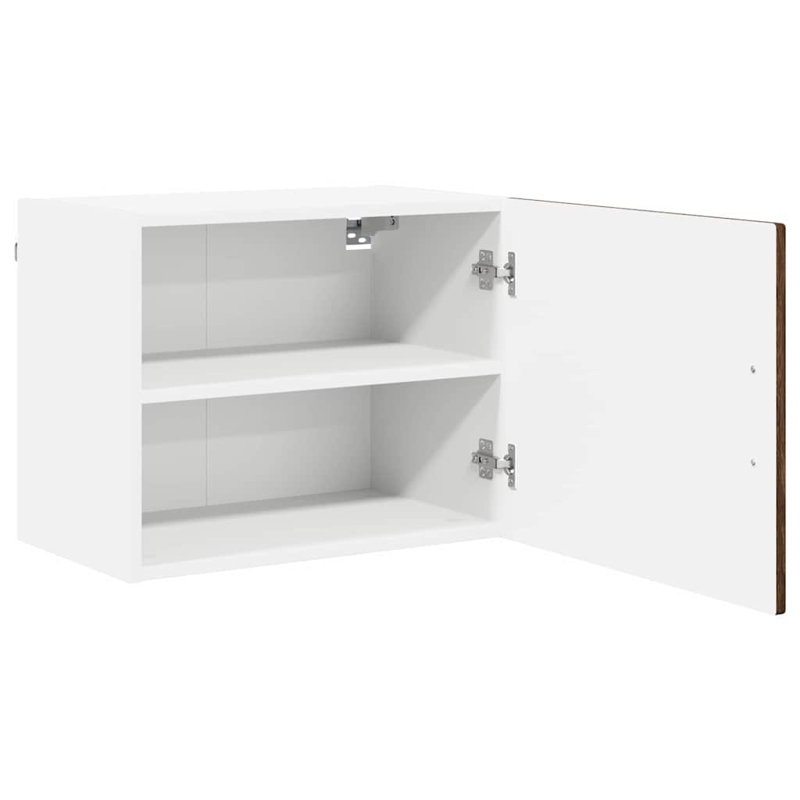 Vidaxl Kitchen Wall Cabinet Brown Oak 40 X 31 X 40 Cm Engineered Wood, Brown Oak, 40cm H x 50cm W x 31cm D
