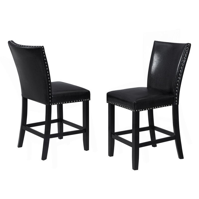 Fauteuil en polyuréthane 2pc, Noir, noir, noir, noir