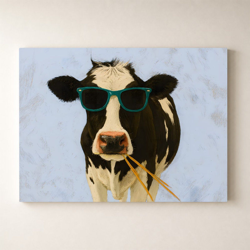 «Onward Cow» par Jenny Green - Impression sur toile
