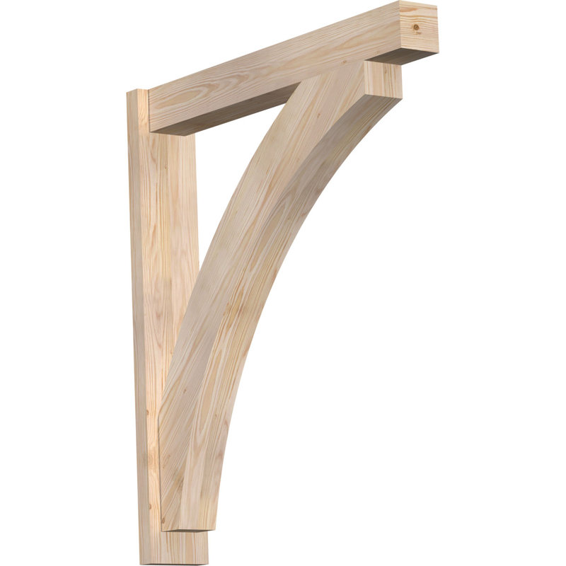 Bloc de bois rustique Thorton, P 30 po x H 38 po, Sapin Douglas de 5 1/2 po (lisse)
