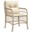  Ensemble de salle à manger de jardin beige, blanc crème-1250569009-1250569010